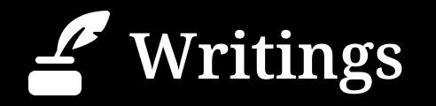writings dark logo